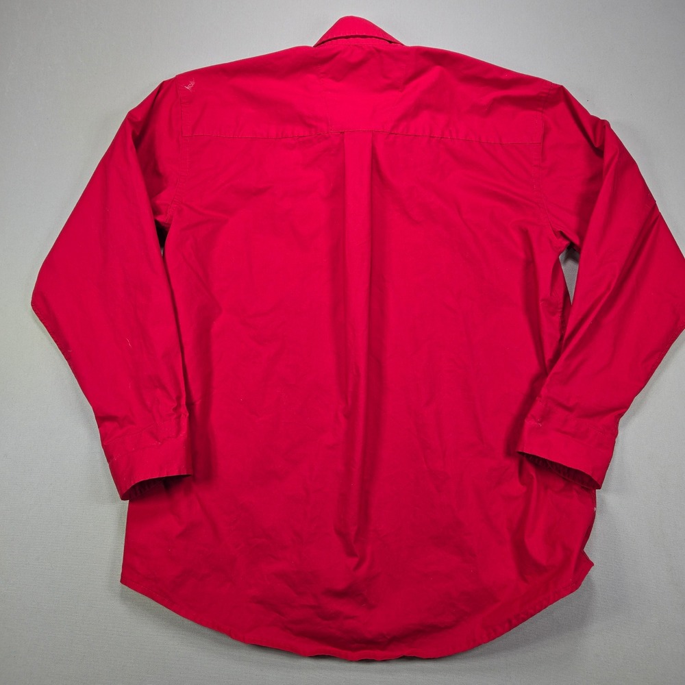 Wrangler George Strait Collection Men Red WPCA Western Button Down Shirt MGS274R - Picture 2 of 9
